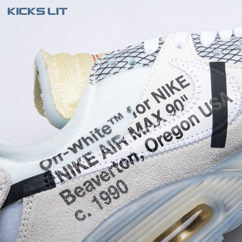 Nike OFF-WHITE x Air Max 90 White Men's Nike OFF-WHITE x Air Max 90 White Men's