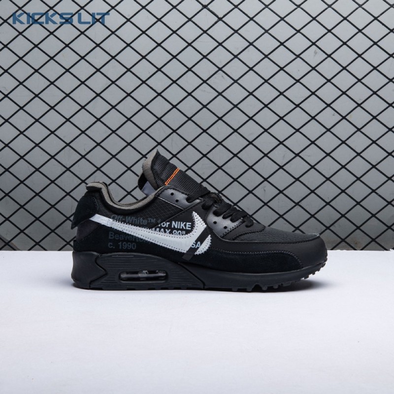 Nike OFF-WHITE x Air Max 90 White Black Men's Nike OFF-WHITE x Air Max 90 White Black Men's