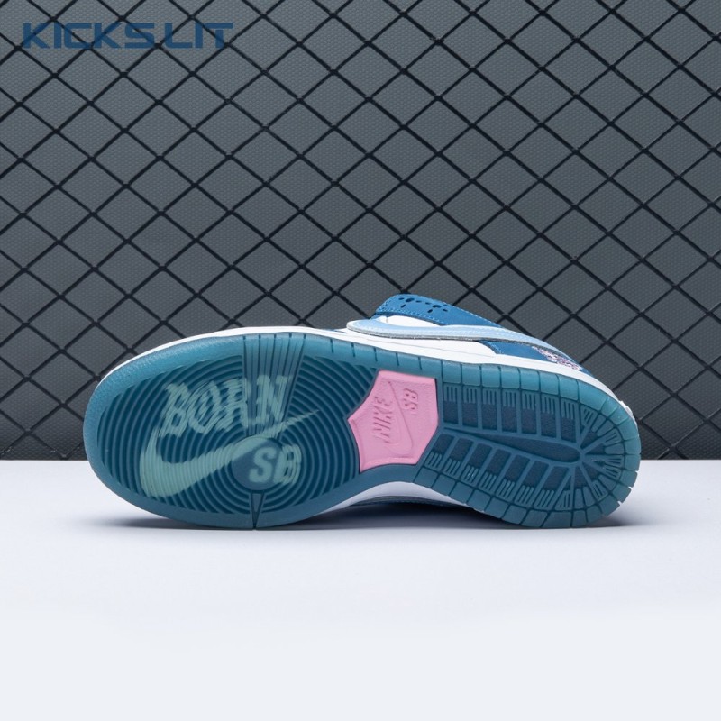 Nike SB Dunk Low Born x Raised One Block At A Time FN7819-400 Unisex