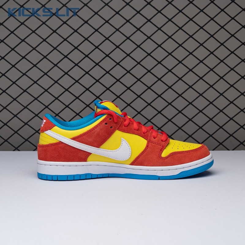 Nike SB Dunk Low Pro Bart Simpson BQ6817-602 Unisex Nike SB Dunk Low Pro Bart Simpson BQ6817-602 Unisex