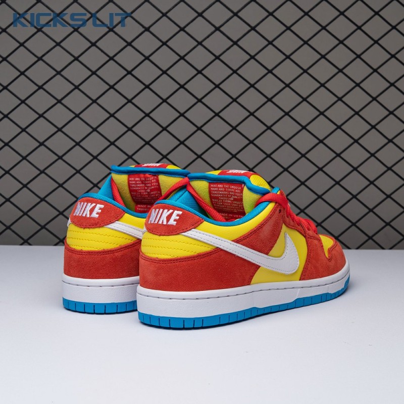 Nike SB Dunk Low Pro Bart Simpson BQ6817-602 Unisex Nike SB Dunk Low Pro Bart Simpson BQ6817-602 Unisex