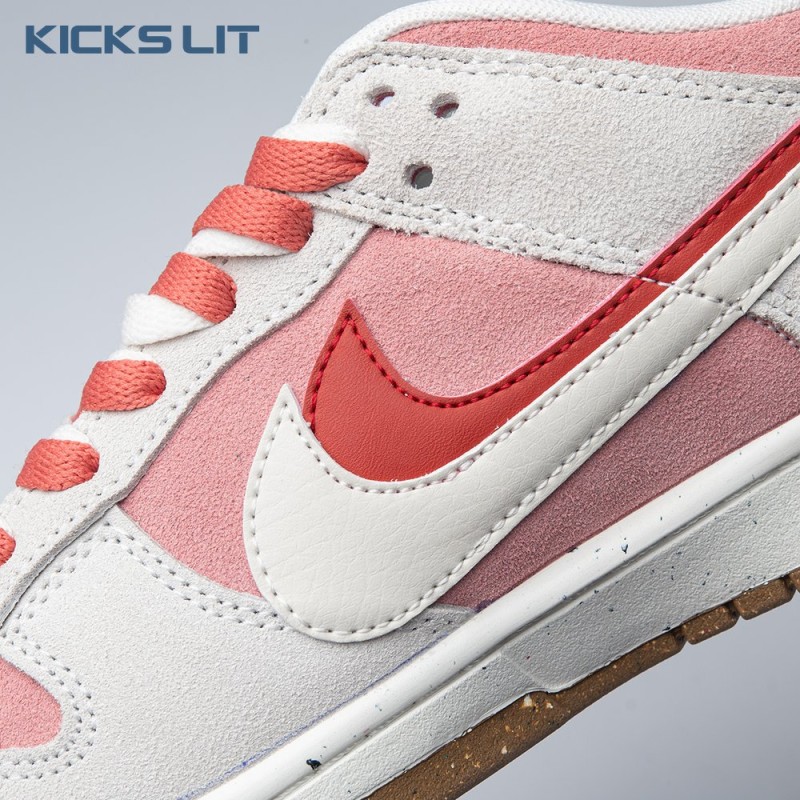 Nike SB Dunk Low SE 85 Double Swoosh Sail Red Pink DO9457-110 Women's Nike SB Dunk Low SE 85 Double Swoosh Sail Red Pink DO9457-110 Women's