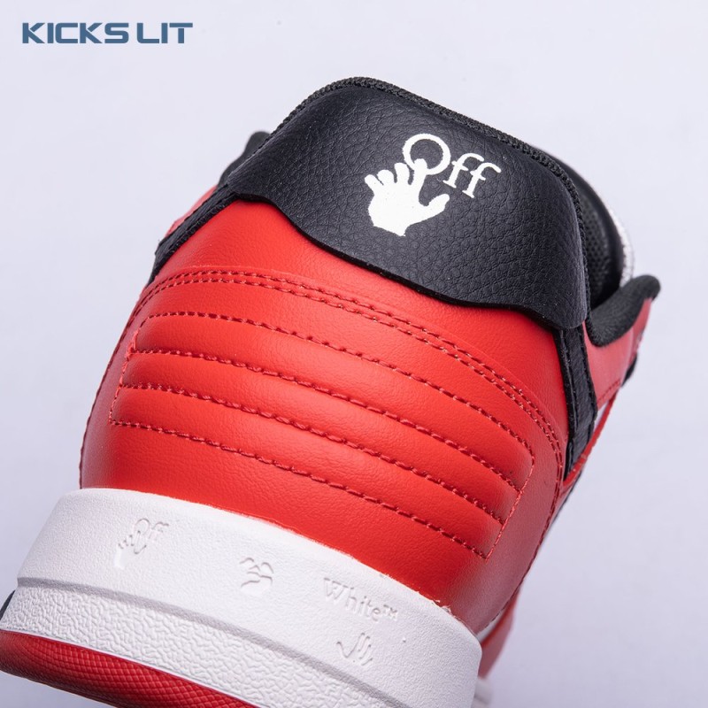 OFF-WHITE Out Of Office OOO Low Tops Black White Red Unisex OFF-WHITE Out Of Office OOO Low Tops Black White Red Unisex