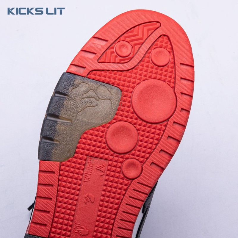 OFF-WHITE Out Of Office OOO Low Tops Black White Red Unisex OFF-WHITE Out Of Office OOO Low Tops Black White Red Unisex