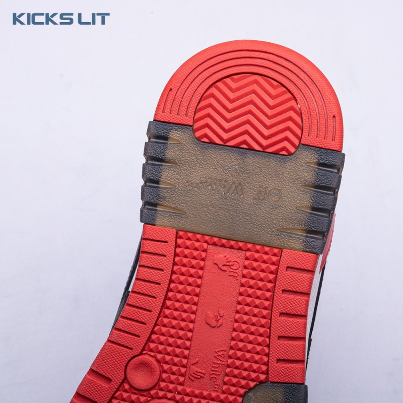 OFF-WHITE Out Of Office OOO Low Tops Black White Red Unisex OFF-WHITE Out Of Office OOO Low Tops Black White Red Unisex