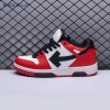 OFF-WHITE Out Of Office OOO Low Tops Black White Red Unisex