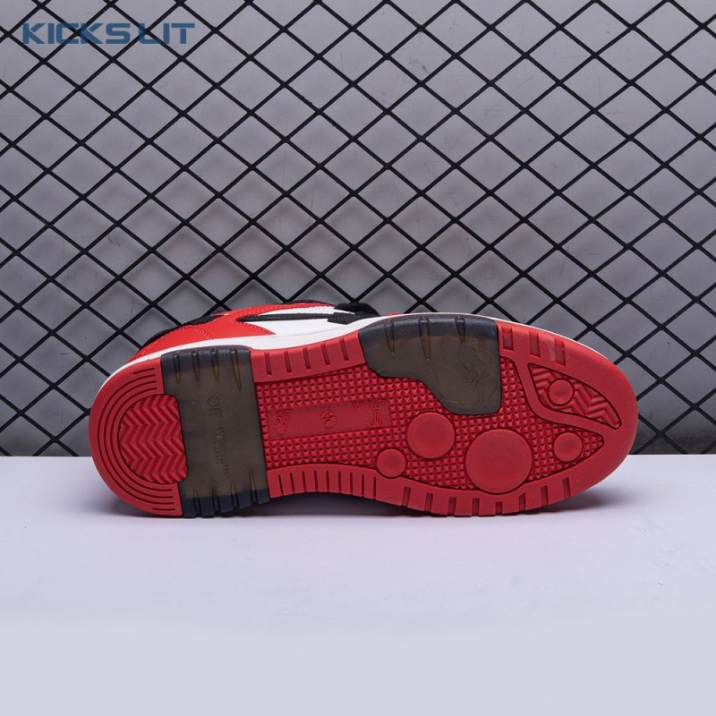 OFF-WHITE Out Of Office OOO Low Tops Black White Red Unisex OFF-WHITE Out Of Office OOO Low Tops Black White Red Unisex