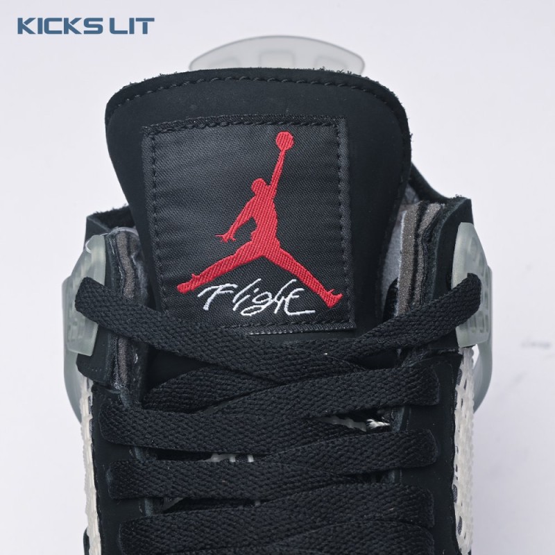 Off-White X Air Jordan 4 Bred CV9388-001 Men's Off-White X Air Jordan 4 Bred CV9388-001 Men's