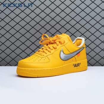 Off-White x Air Force 1 Low 'University Gold' Unisex