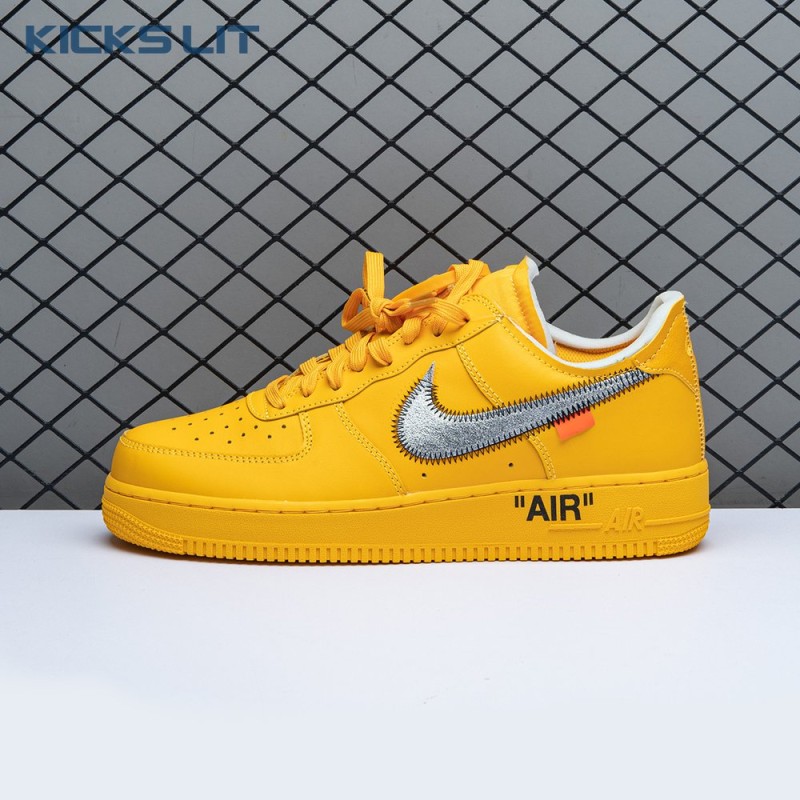 Off-White x Air Force 1 Low 'University Gold' Unisex Off-White x Air Force 1 Low 'University Gold' Unisex