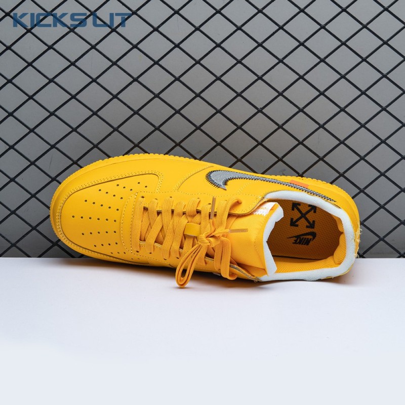 Off-White x Air Force 1 Low 'University Gold' Unisex Off-White x Air Force 1 Low 'University Gold' Unisex
