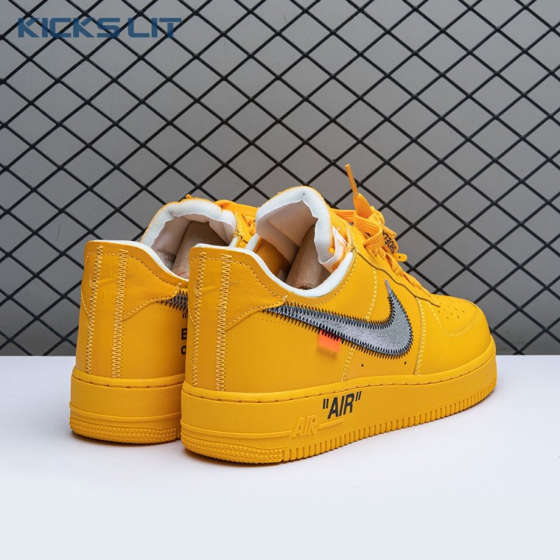 Off-White x Air Force 1 Low 'University Gold' Unisex Off-White x Air Force 1 Low 'University Gold' Unisex