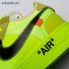 Off-White x Air Force 1 Low 'Volt' Unisex