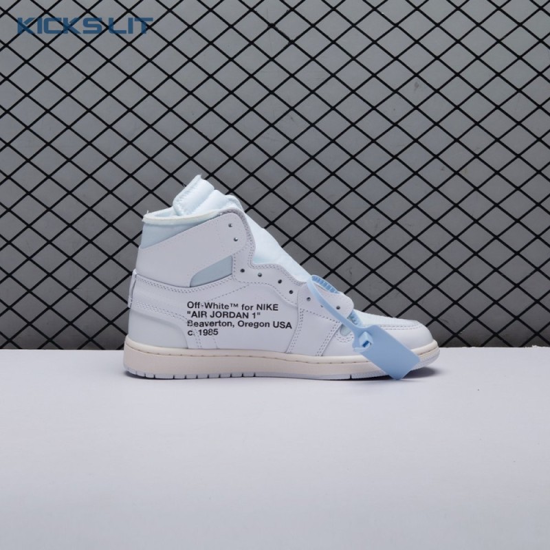 Off-White x Air Jordan 1 Retro High OG BG 'White' 2018 Unisex Off-White x Air Jordan 1 Retro High OG BG 'White' 2018 Unisex