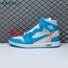 Off-White x Air Jordan 1 Retro High OG 'UNC' Unisex