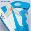 Off-White x Air Jordan 1 Retro High OG 'UNC' Unisex