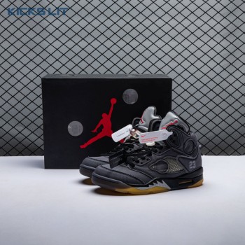 Off-White x Air Jordan 5 Retro SP 'Muslin' Men's