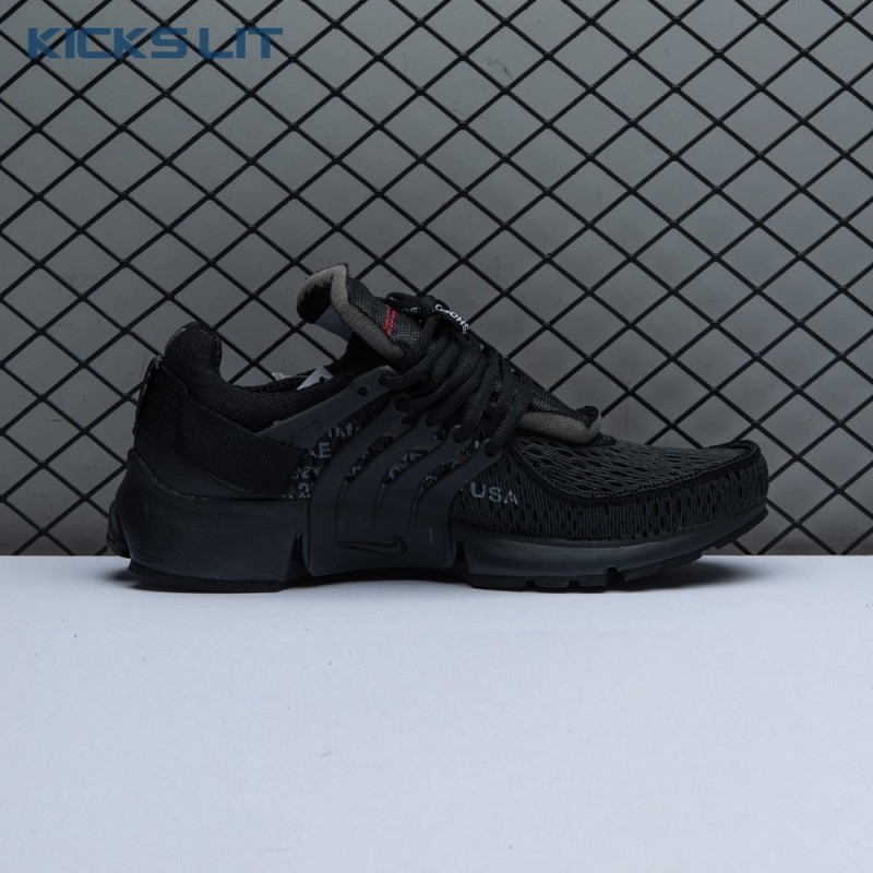 Off-White x Air Presto 'Black' Unisex Off-White x Air Presto 'Black' Unisex