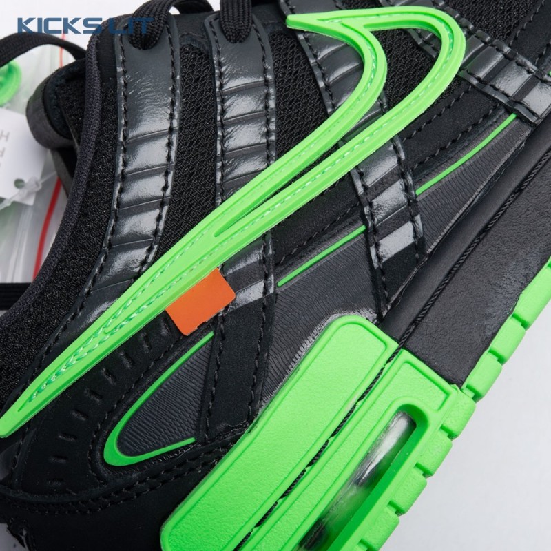 Off-White x Air Rubber Dunk 'Green Strike' Men's Off-White x Air Rubber Dunk 'Green Strike' Men's