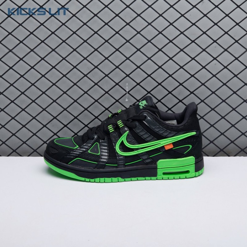 Off-White x Air Rubber Dunk 'Green Strike' Men's Off-White x Air Rubber Dunk 'Green Strike' Men's