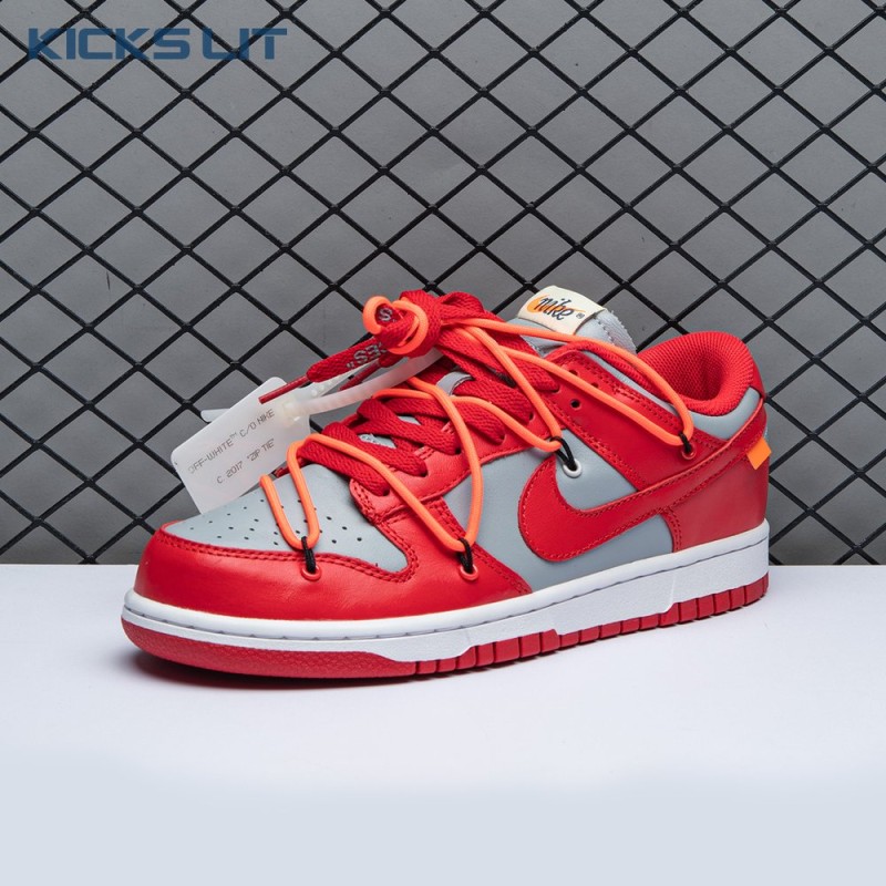Off-White x Dunk Low 'University Red' Men's Off-White x Dunk Low 'University Red' Men's