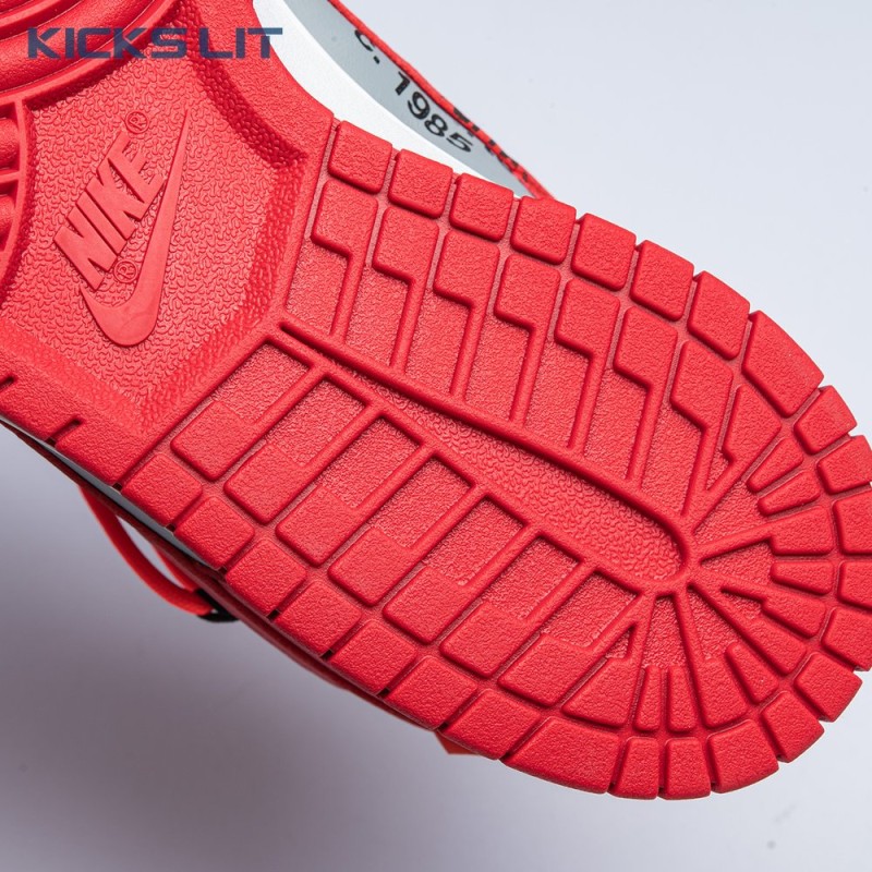 Off-White x Dunk Low 'University Red' Men's Off-White x Dunk Low 'University Red' Men's