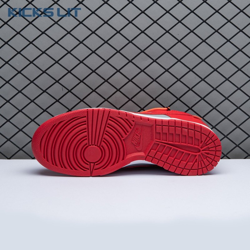 Off-White x Dunk Low 'University Red' Men's Off-White x Dunk Low 'University Red' Men's