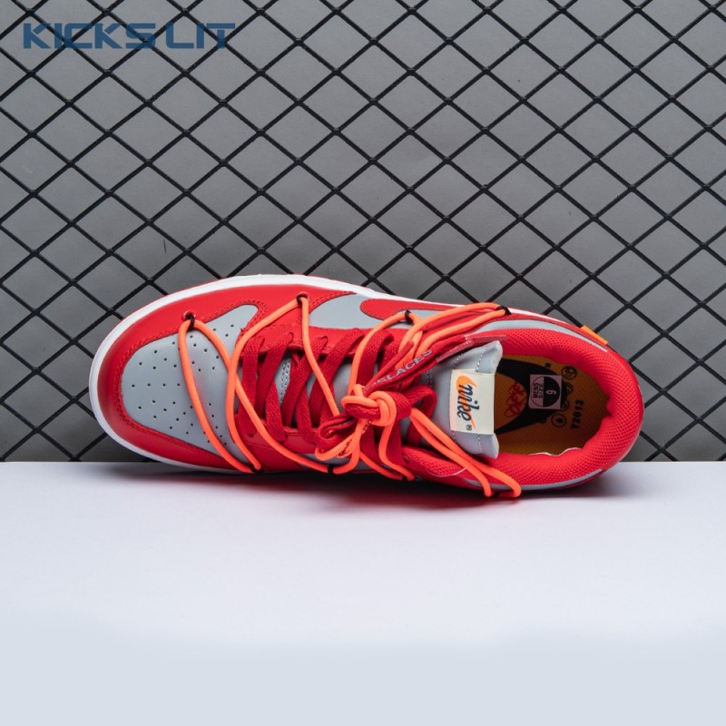 Off-White x Dunk Low 'University Red' Men's Off-White x Dunk Low 'University Red' Men's