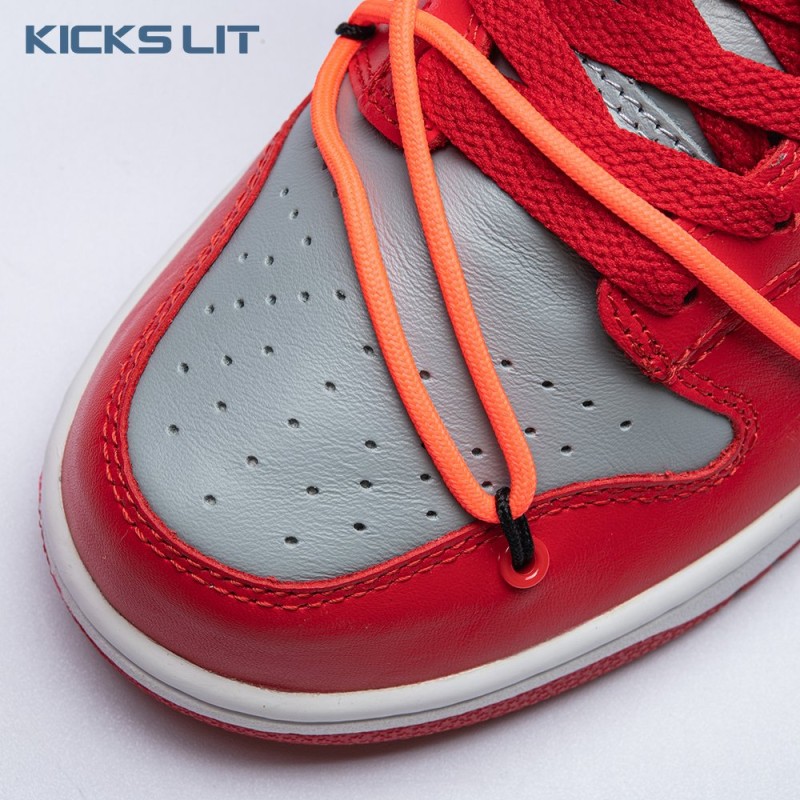 Off-White x Dunk Low 'University Red' Men's Off-White x Dunk Low 'University Red' Men's