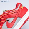 Off-White x Dunk Low 'University Red' Men's