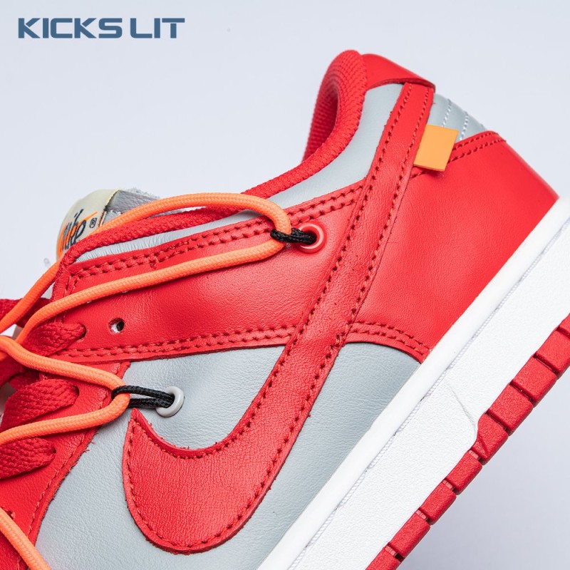 Off-White x Dunk Low 'University Red' Men's Off-White x Dunk Low 'University Red' Men's