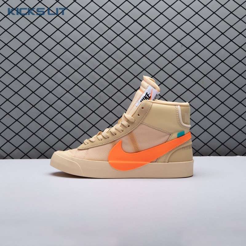 Nike Blazer Mid Off-White All Hallow's Eve AA3832-700 Unisex Nike Blazer Mid Off-White All Hallow's Eve AA3832-700 Unisex
