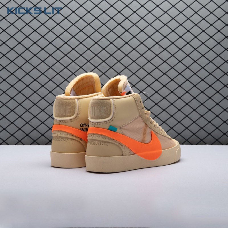 Nike Blazer Mid Off-White All Hallow's Eve AA3832-700 Unisex Nike Blazer Mid Off-White All Hallow's Eve AA3832-700 Unisex