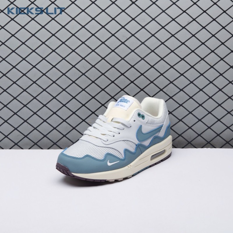 Nike Air Max 1 Patta Waves Noise Aqua DH1348-004 Unisex Nike Air Max 1 Patta Waves Noise Aqua DH1348-004 Unisex