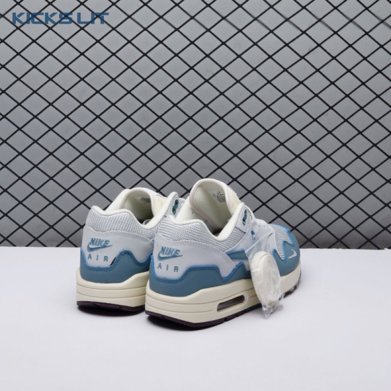 Nike Air Max 1 Patta Waves Noise Aqua DH1348-004 Unisex Nike Air Max 1 Patta Waves Noise Aqua DH1348-004 Unisex