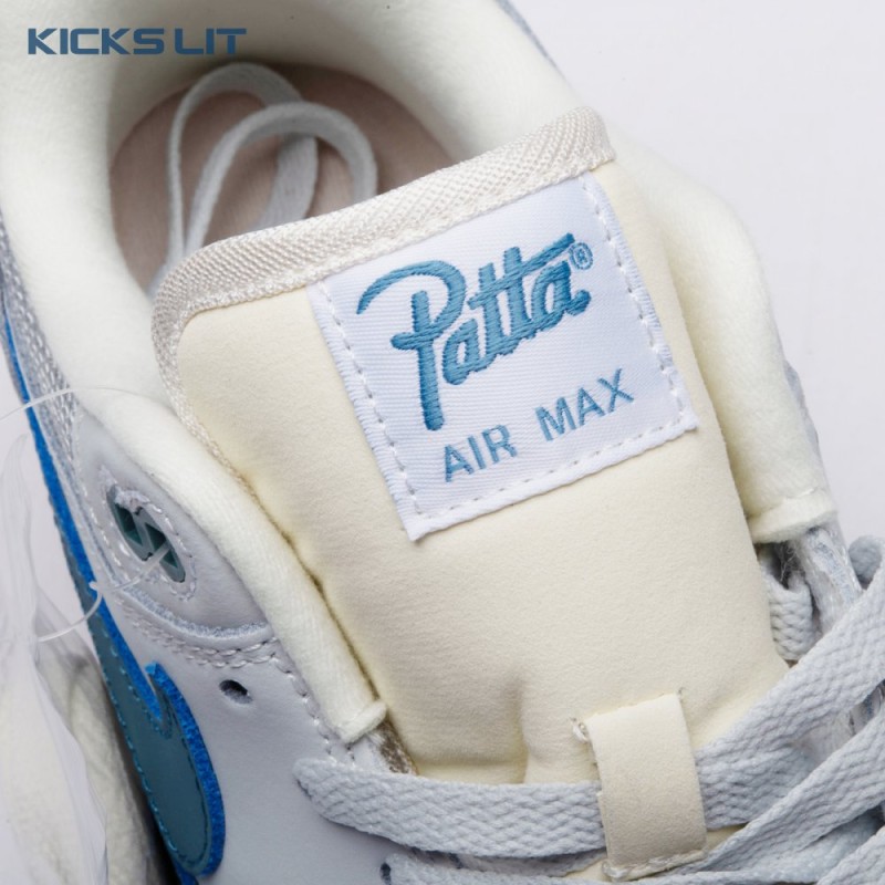 Nike Air Max 1 Patta Waves Noise Aqua DH1348-004 Unisex Nike Air Max 1 Patta Waves Noise Aqua DH1348-004 Unisex