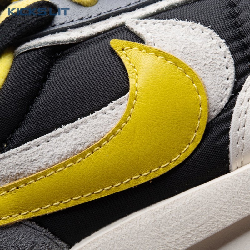 Nike LD Waffle Undercover Black Bright Citron DJ4877-001 Unisex Nike LD Waffle Undercover Black Bright Citron DJ4877-001 Unisex