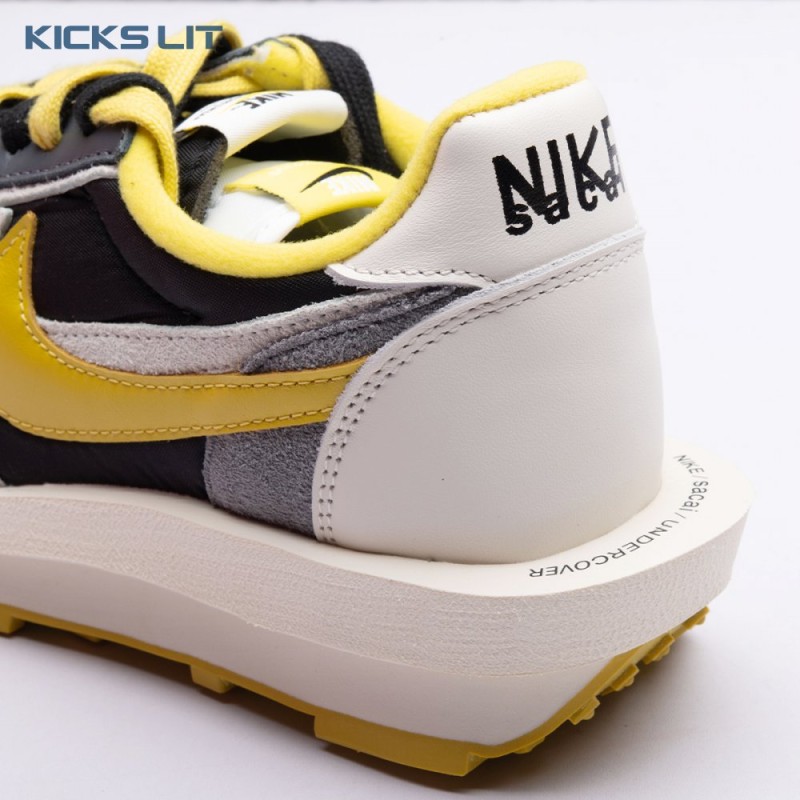 Nike LD Waffle Undercover Black Bright Citron DJ4877-001 Unisex Nike LD Waffle Undercover Black Bright Citron DJ4877-001 Unisex