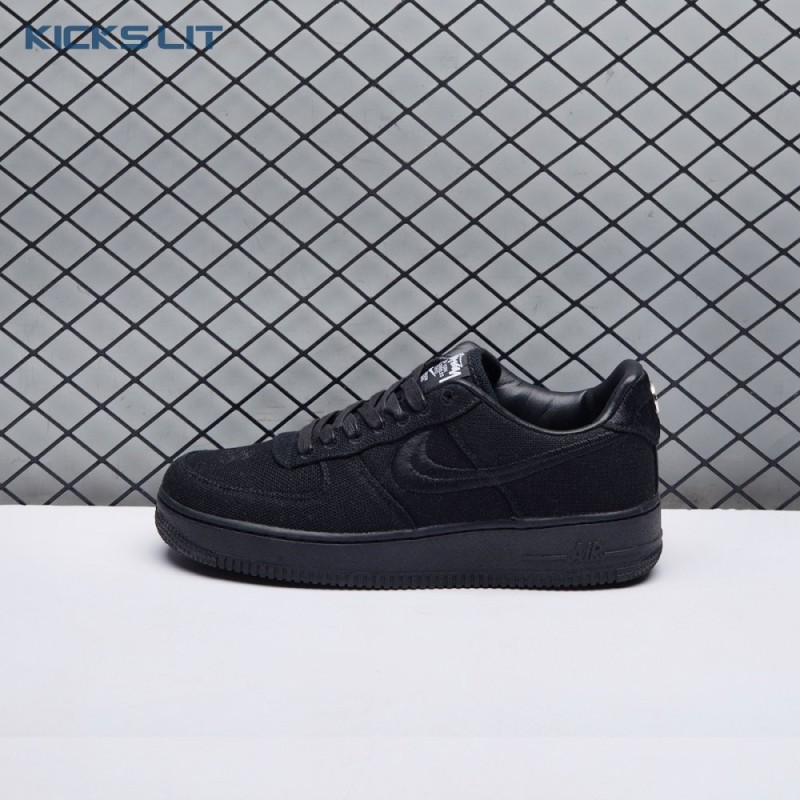 Nike Air Force 1 Low Stussy Black CZ9084-001 Unisex