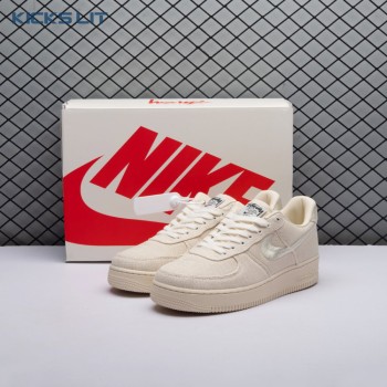 Nike Air Force 1 Low Stussy Fossil CZ9084-200 Unisex Nike Air Force 1 Low Stussy Fossil CZ9084-200 Unisex