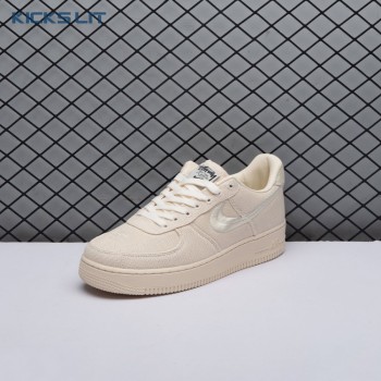 Nike Air Force 1 Low Stussy Fossil CZ9084-200 Unisex Nike Air Force 1 Low Stussy Fossil CZ9084-200 Unisex