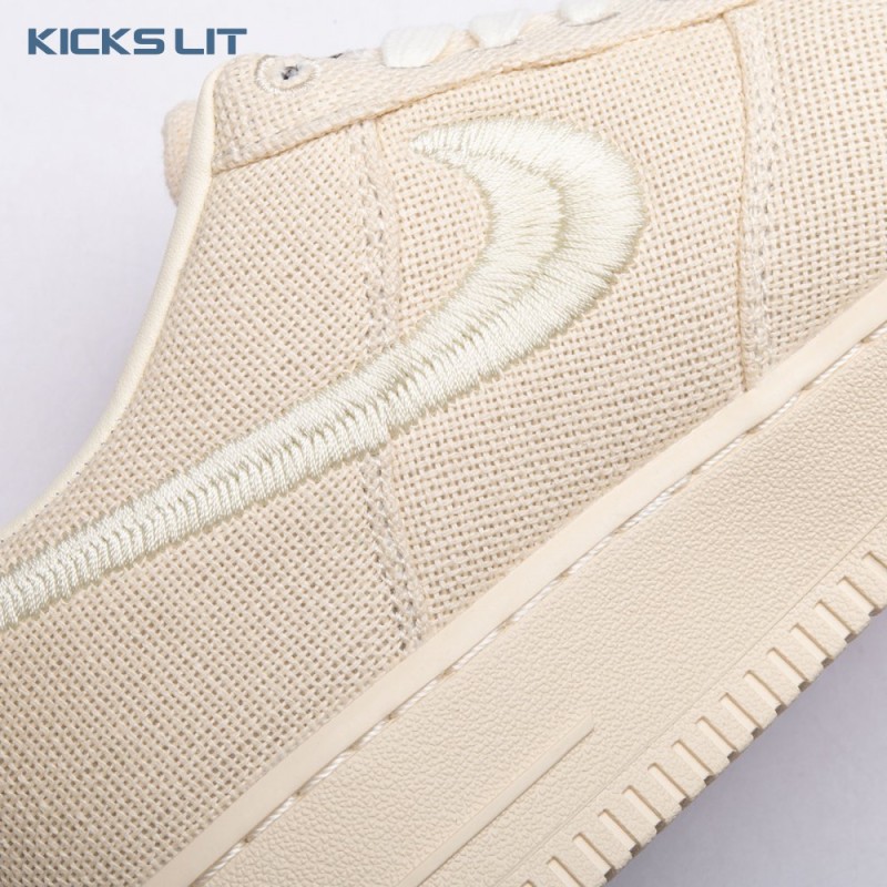 Nike Air Force 1 Low Stussy Fossil CZ9084-200 Unisex Nike Air Force 1 Low Stussy Fossil CZ9084-200 Unisex