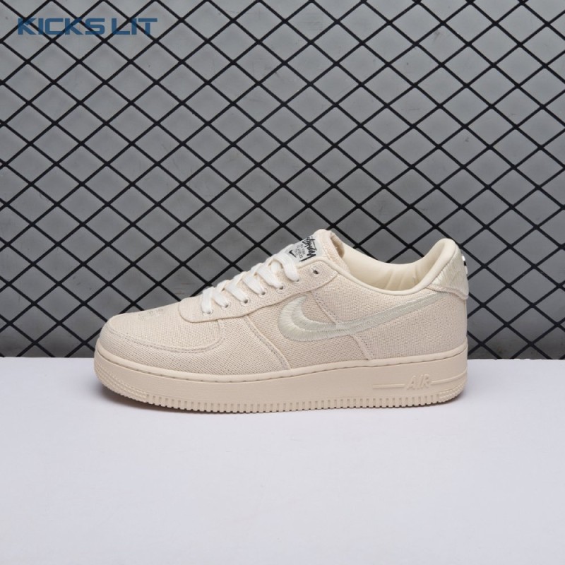 Nike Air Force 1 Low Stussy Fossil CZ9084-200 Unisex Nike Air Force 1 Low Stussy Fossil CZ9084-200 Unisex