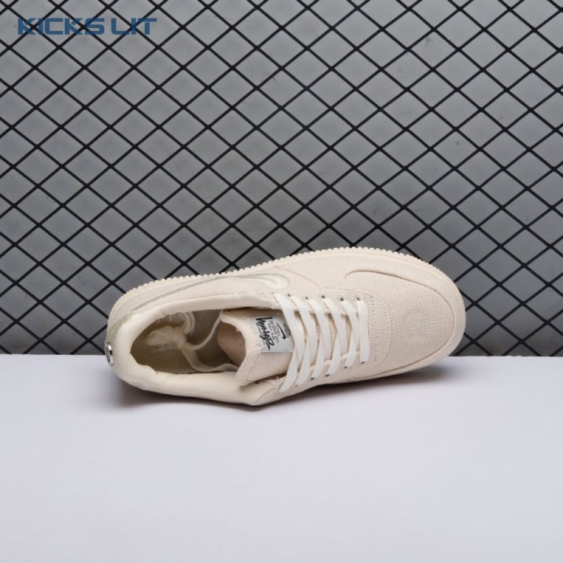 Nike Air Force 1 Low Stussy Fossil CZ9084-200 Unisex Nike Air Force 1 Low Stussy Fossil CZ9084-200 Unisex