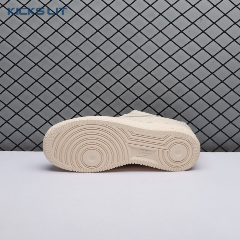 Nike Air Force 1 Low Stussy Fossil CZ9084-200 Unisex Nike Air Force 1 Low Stussy Fossil CZ9084-200 Unisex