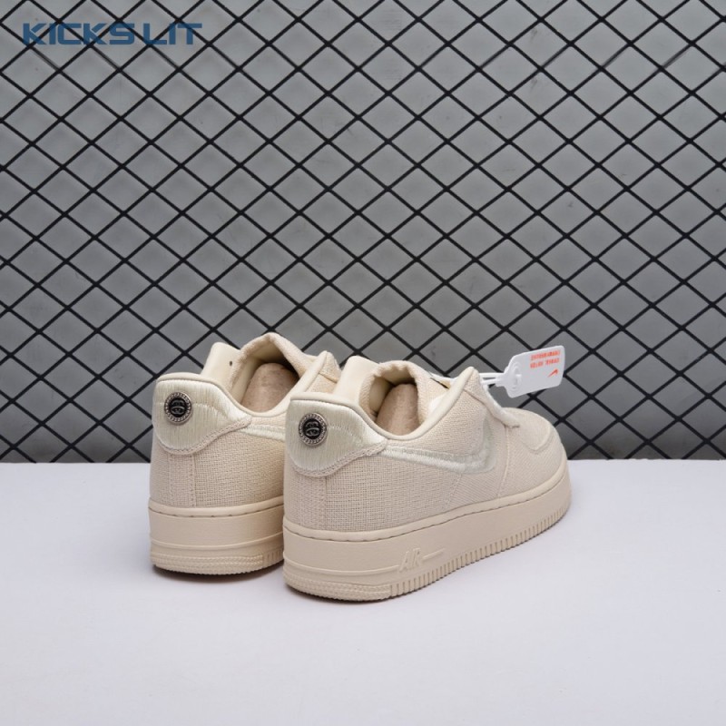 Nike Air Force 1 Low Stussy Fossil CZ9084-200 Unisex Nike Air Force 1 Low Stussy Fossil CZ9084-200 Unisex