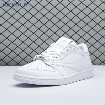 Travis Scott x Air Jordan 1 Low Triple White DM7866 292 Unisex