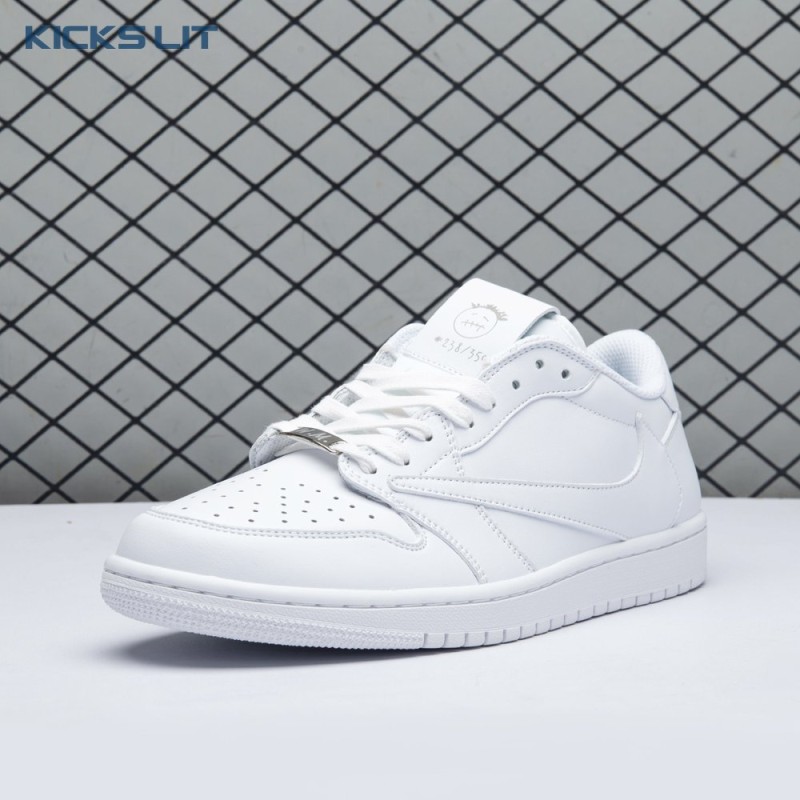Travis Scott x Air Jordan 1 Low Triple White DM7866 292 Unisex Travis Scott x Air Jordan 1 Low Triple White DM7866 292 Unisex
