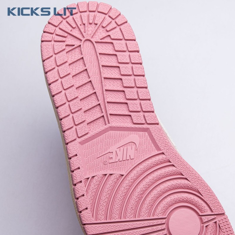 Travis Scott x Air Jordan 1 Low OG Pink Beige Red DM7866-600 Unisex