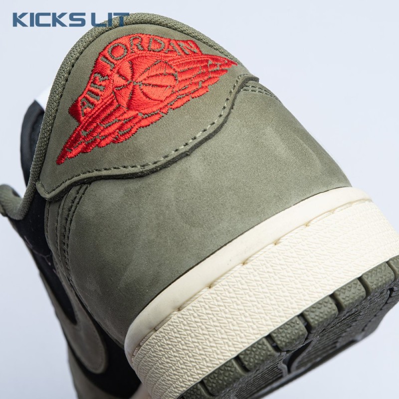 Travis Scott x Air Jordan 1 Low OG Black Olive DM7866-001 Unisex